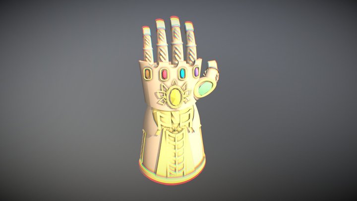 Avengers Infinity Gauntlet 3D Model