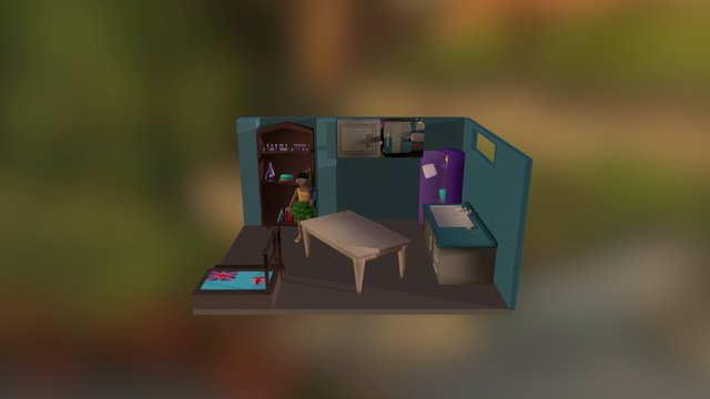 Lelea & Environment 3D Model