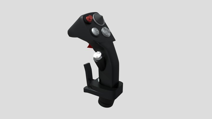 Side Stick Controller 3D Model