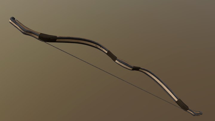 Colovian Laminate Bow 3D Model