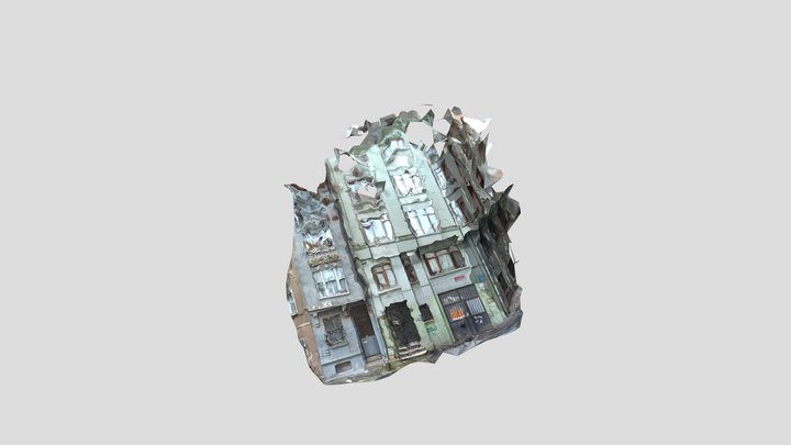 Kahya Bey Samancı Ali Kesişim Yeşil Bina 3D Model
