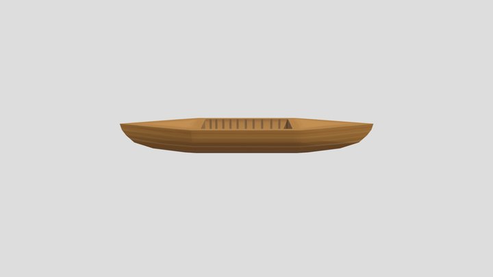 Canoe 3D Model