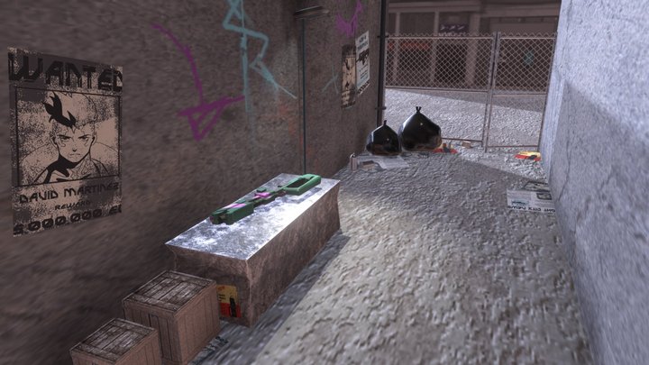 Remnants of Night City 3D Model