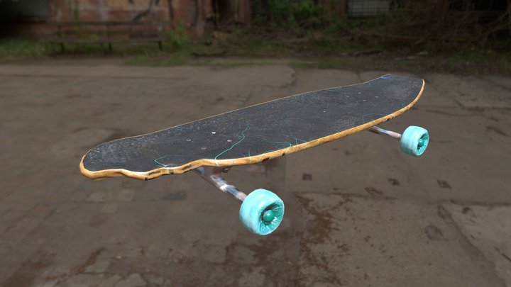 SkateBoard_Surf 3D Model