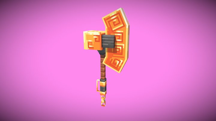 Golden Axe Blade 3D Model