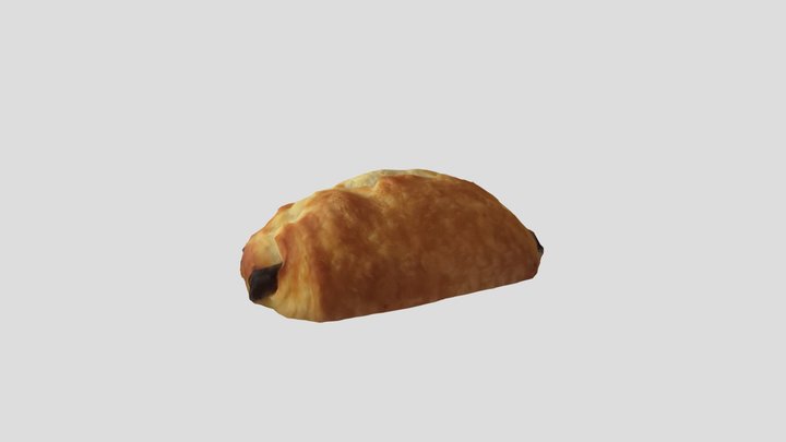 Homemade Pain Au Chocolate 3D Model