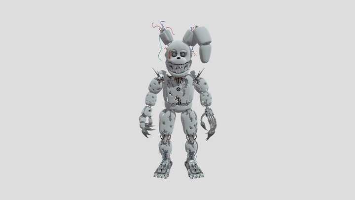 (WeeeZ Mat Port) Torres Nightmare Springbonnie 3D Model