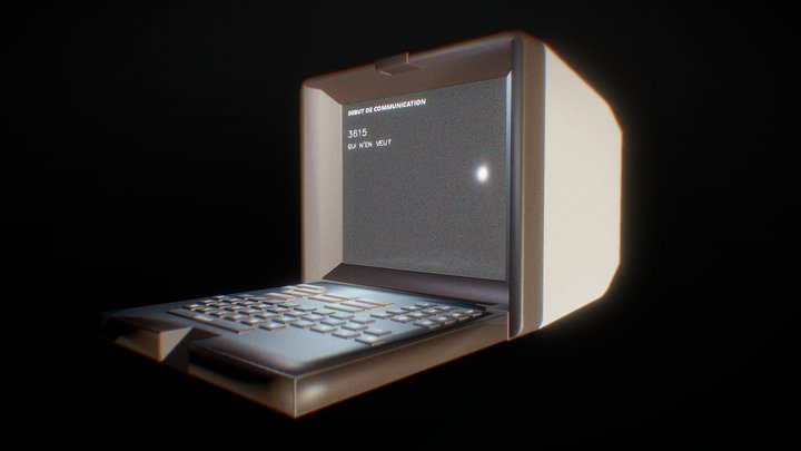 Minitel 3D Model
