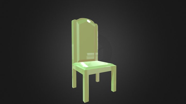 shining 3D Dinning Chair 3D Model