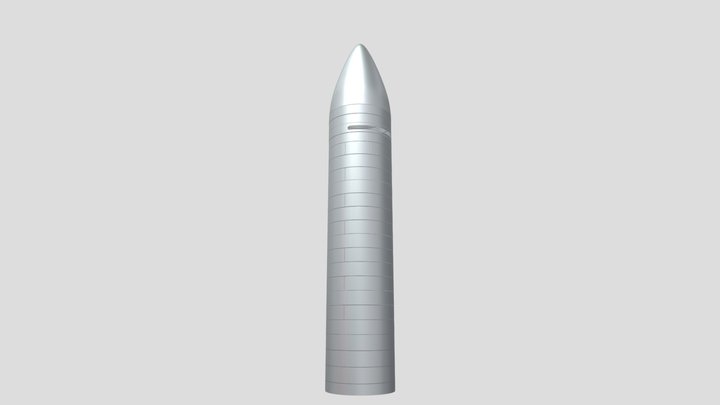 SpaceX Starship Block 2 (Work In Progress) 3D Model