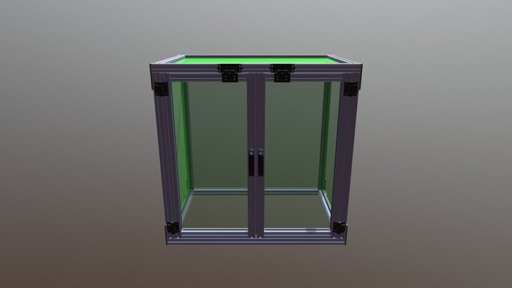 Configurable Laser Enclosure 3D Model
