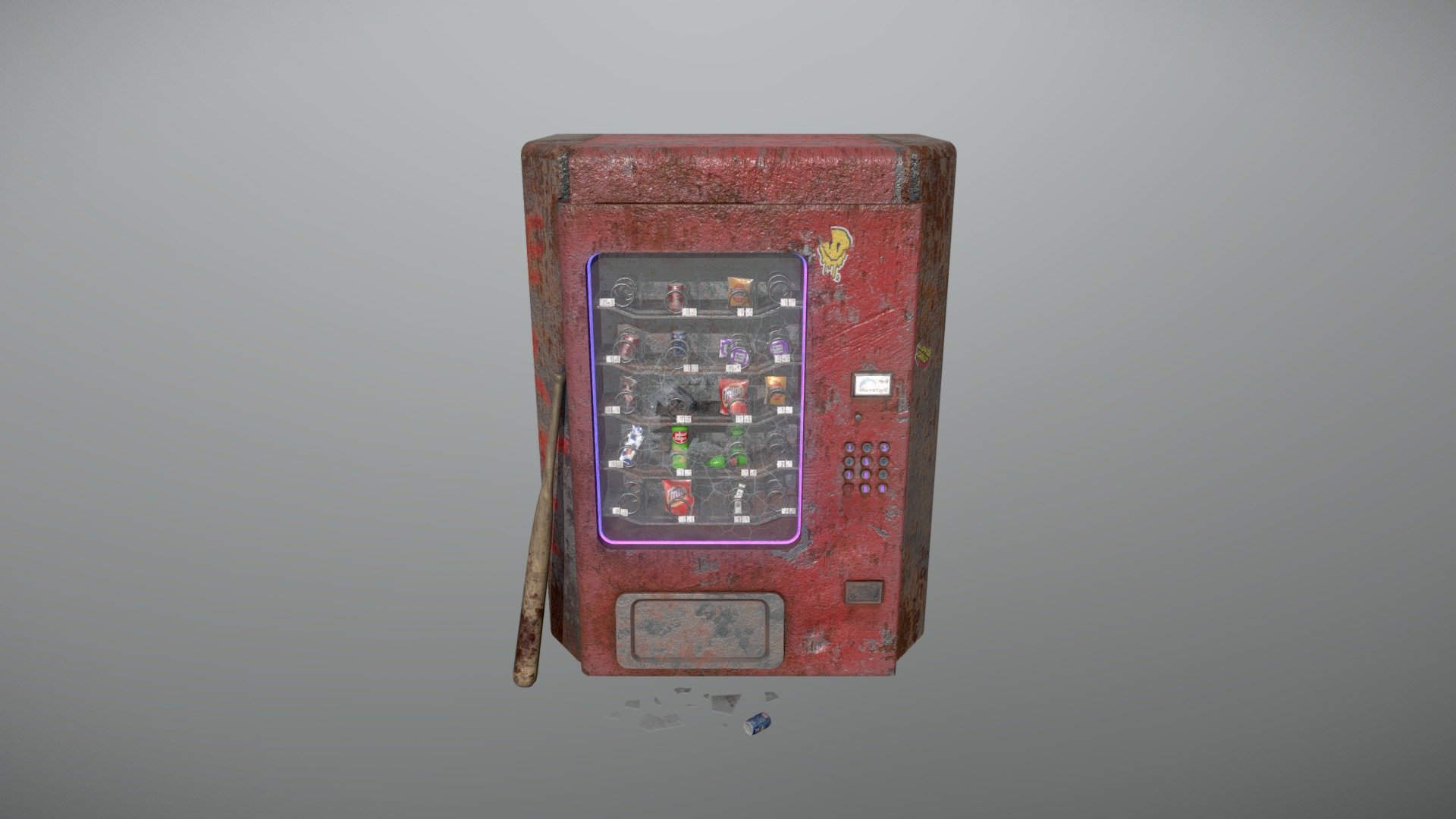 Abandoned Vending Machine - 3D model by Miracula1720 [593ec94] - Sketchfab