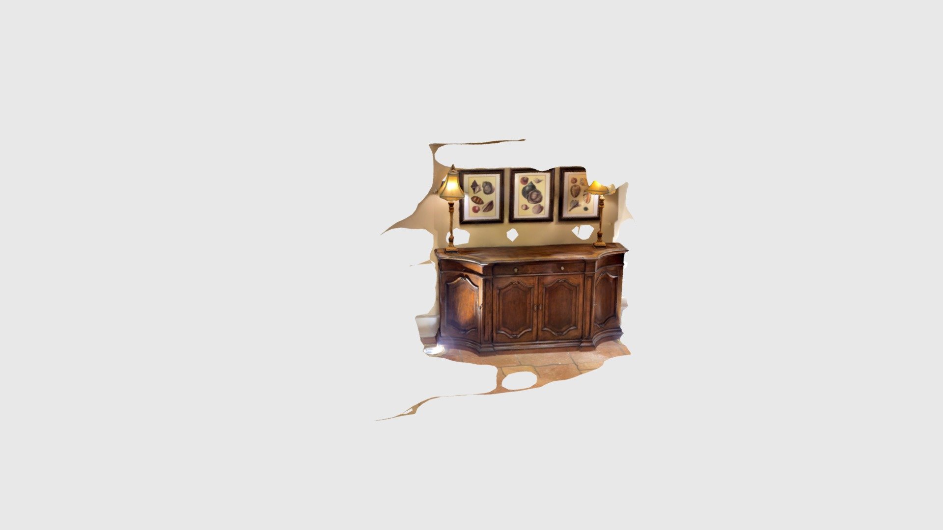 Beach club end table