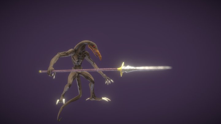 Slogra Fan Art Castlevania 3D Model