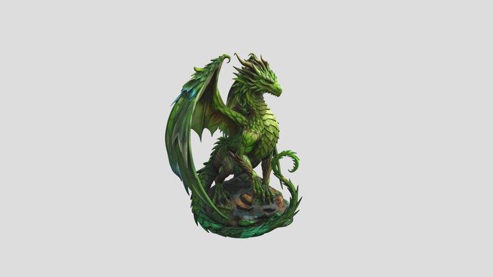 May - Nature Dragon 3D Model