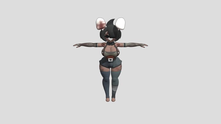 The Huntress Bonfie 3D Model