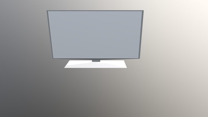 Televisore 3D Model