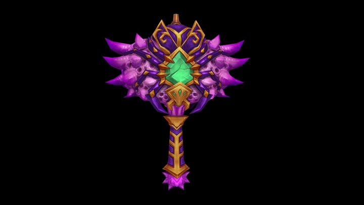 Sacred Offspring Mace 3D Model