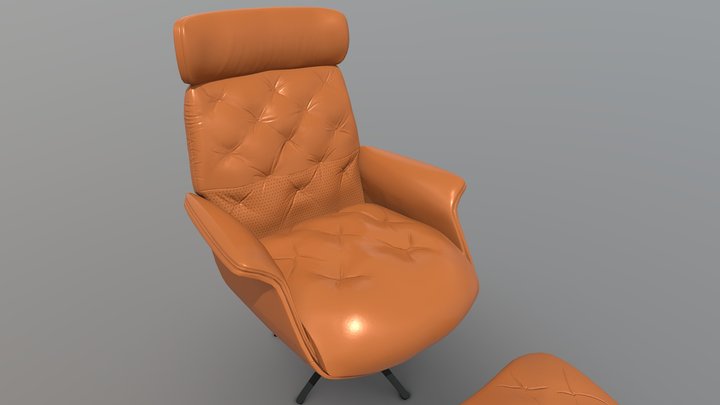 Flexlux Ease Volden Armchair 3D Model
