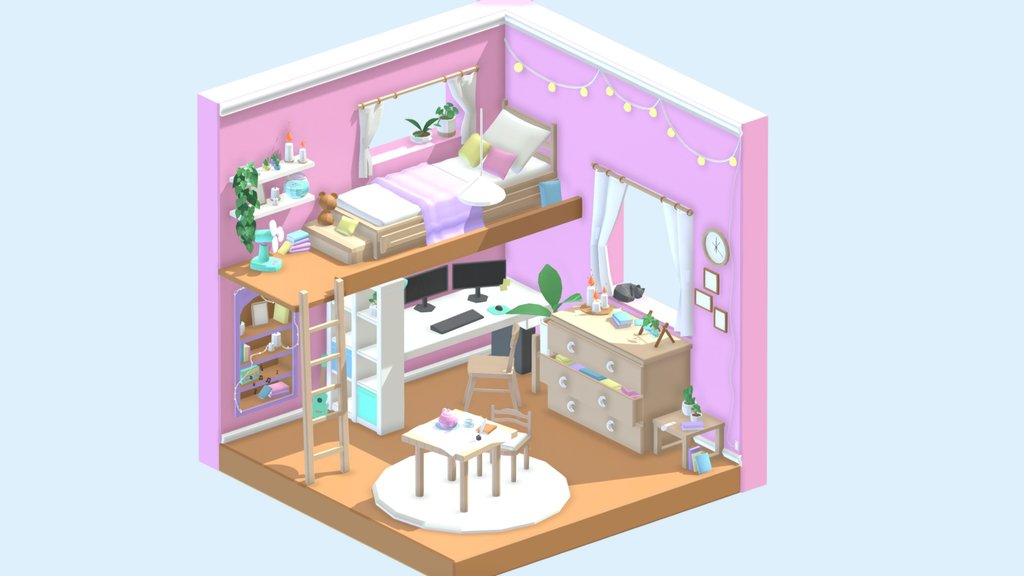 Cute Isometric Room ✿