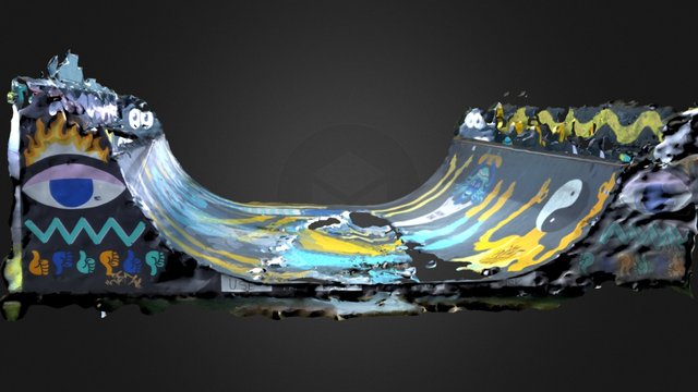 Kiasma's Skate Ramp 3D Model