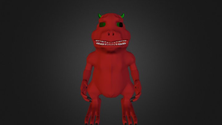 Red Minion 3D Model