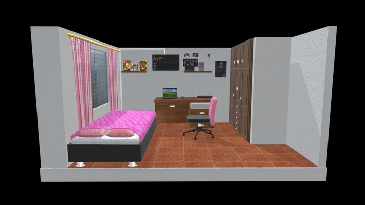 Cozy 3D Room 3D Model