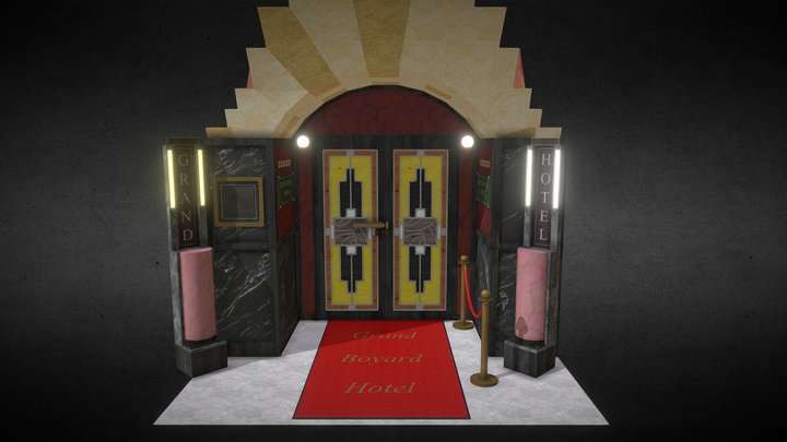 [Porte] Cellule 211 - Hôtel (2020) 3D Model