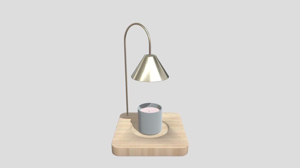 Curvy Cone Candle Light Stand