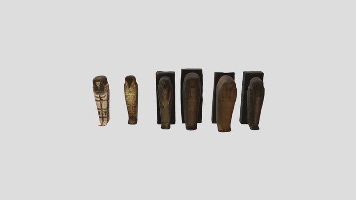 Egyptian Assets 5 (Retopo Photo Scan) 3D Model