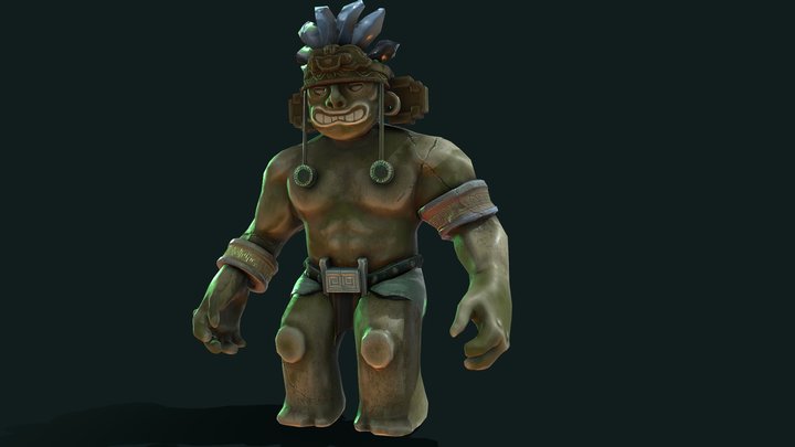 mayan golem 3D Model