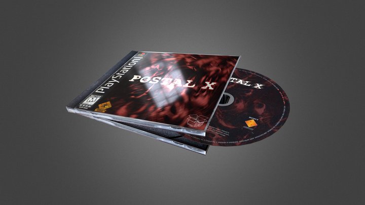 Postal X (PSX CD-R Disk) 3D Model