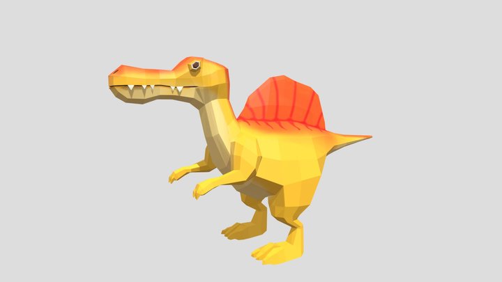 63104616_Spinisaurus 3D 3D Model