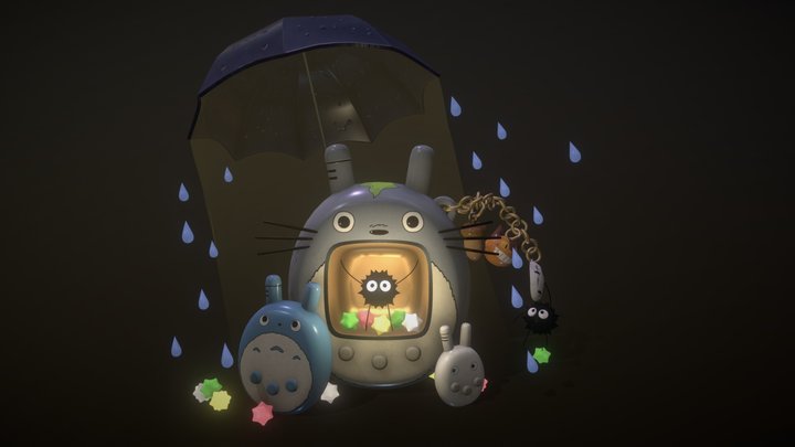 Totoro and Friends #TamagotchiChallenge 3D Model