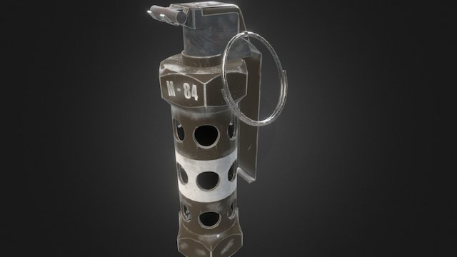 Flash Grenade 3D Model