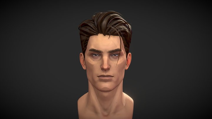 STYLIZED_FACE 3D Model