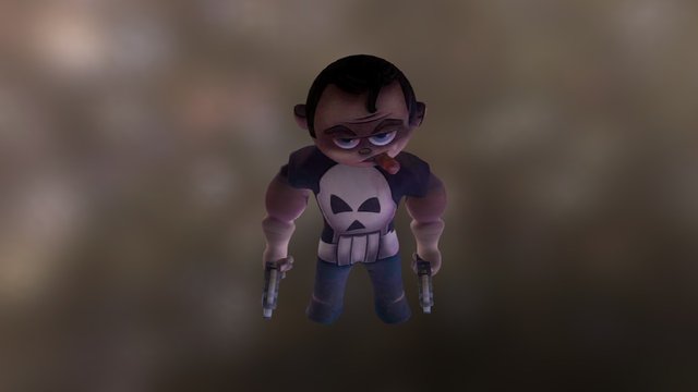 Punisher 3D Model