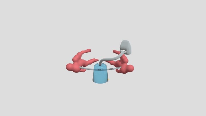 water/air purifier for mermaids 3D Model