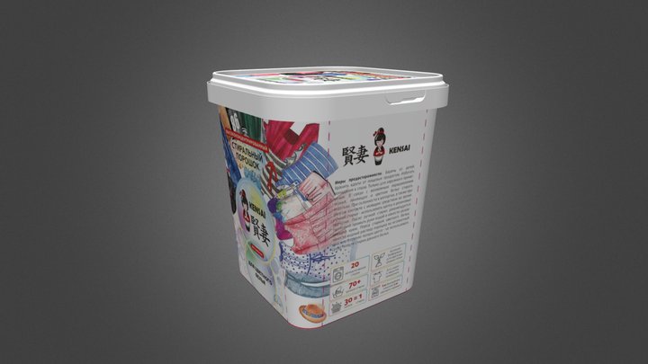 Kensai-Цветное белье Vk3-1500ml 11.01.2018 3D Model