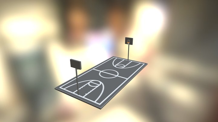 Basketball Court 3D Model