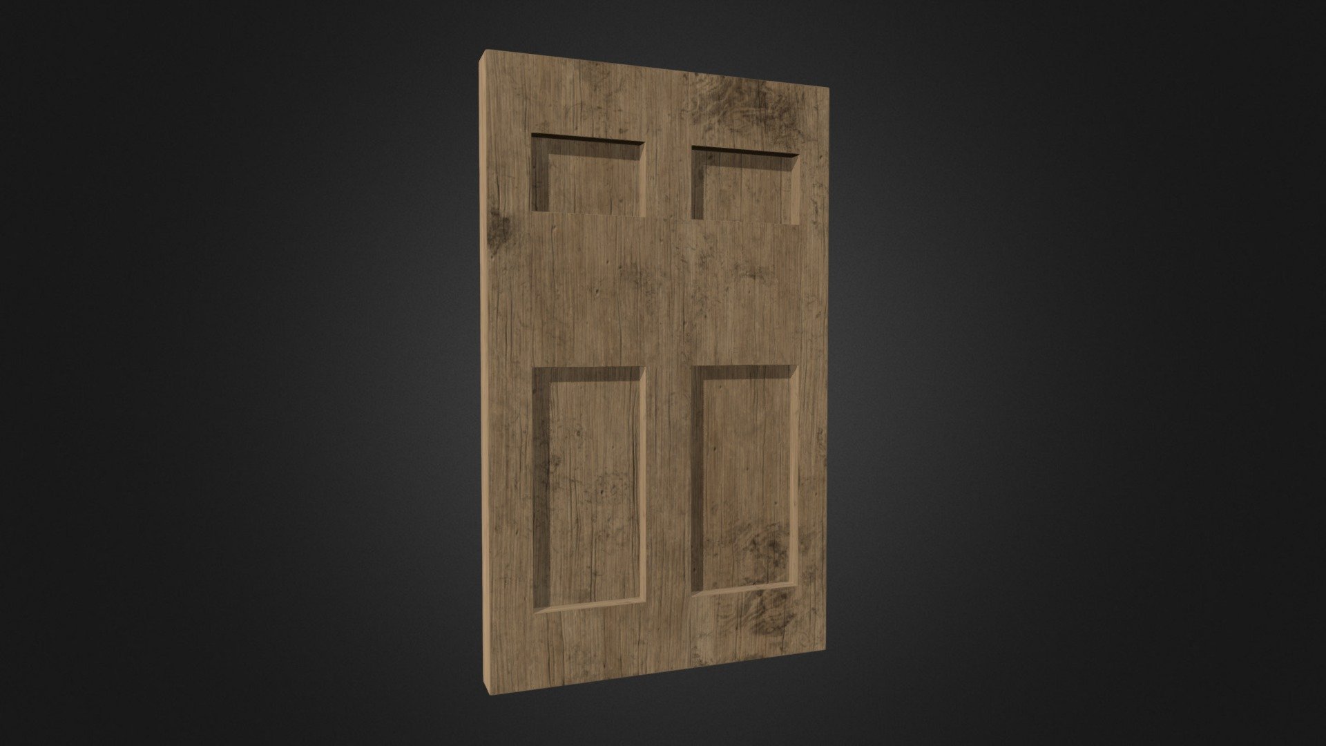 Wooden double sided door