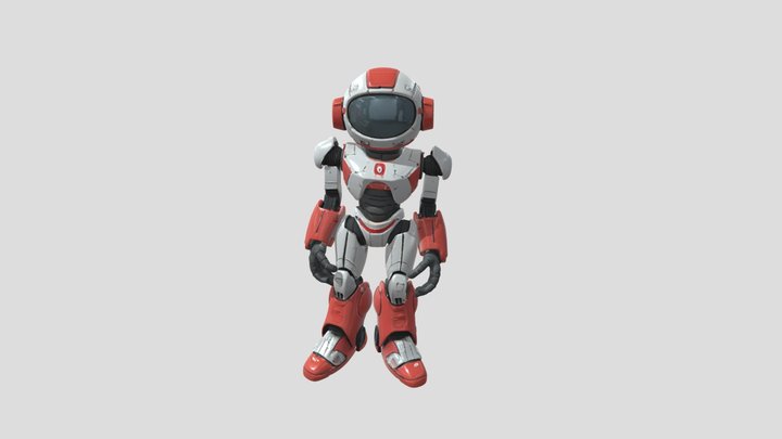Standing Robot – Kostenloses 3D-Modell STL