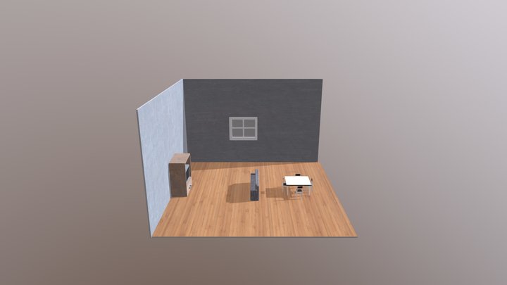 Inside House Tex 3D Model