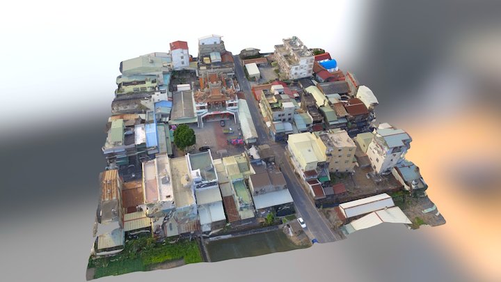 Pingtung Town Creek Palace 3D Model