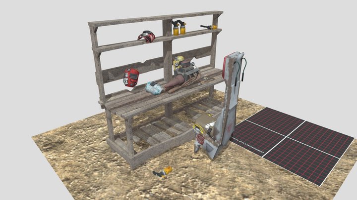 Rustborn - DAE 5 Finished Props 3D Model