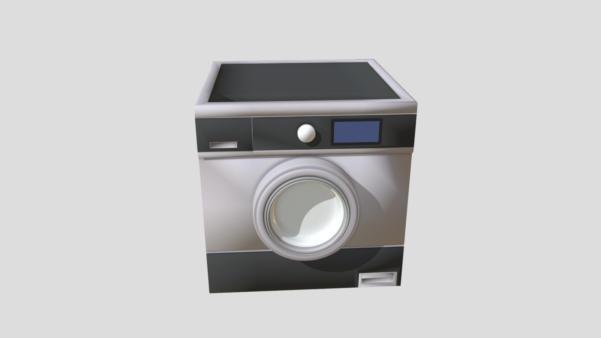 simple washing machine 3D model by Rdijoux [594dbad] Sketchfab