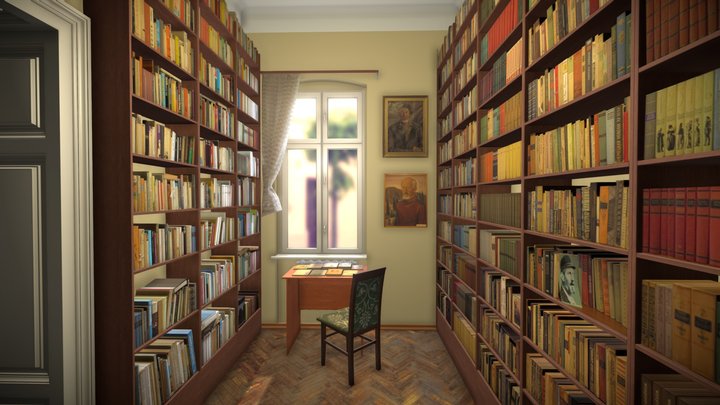 Peter Demant’s library 3D Model