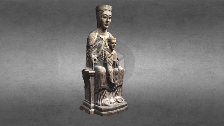 Mare de Déu amb el Nen (Puentedura) 3D Model