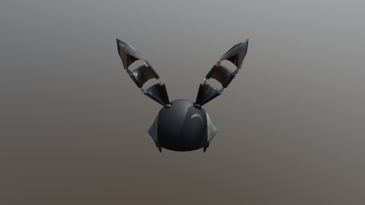 Bunnyhelmet textured 3D Model