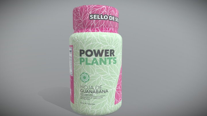 Power Plant Manga para producto 3D Model
